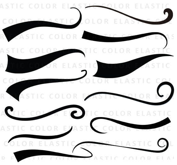 Swoosh SVG Cut File, Swoosh Clipart