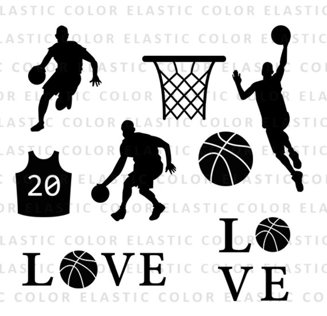 Basketball Svg Basketball Clipart, Basketball Player Silhouette