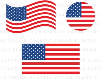 USA flag svg- american flag clipart - usa flag vector digital file  svg, png, dxf, eps
