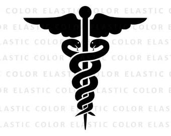 Nursing symbol svg - pharmacy symbol snake clipart design and cut file for silhouette cameo  and cricut files svg, png, dxf, eps