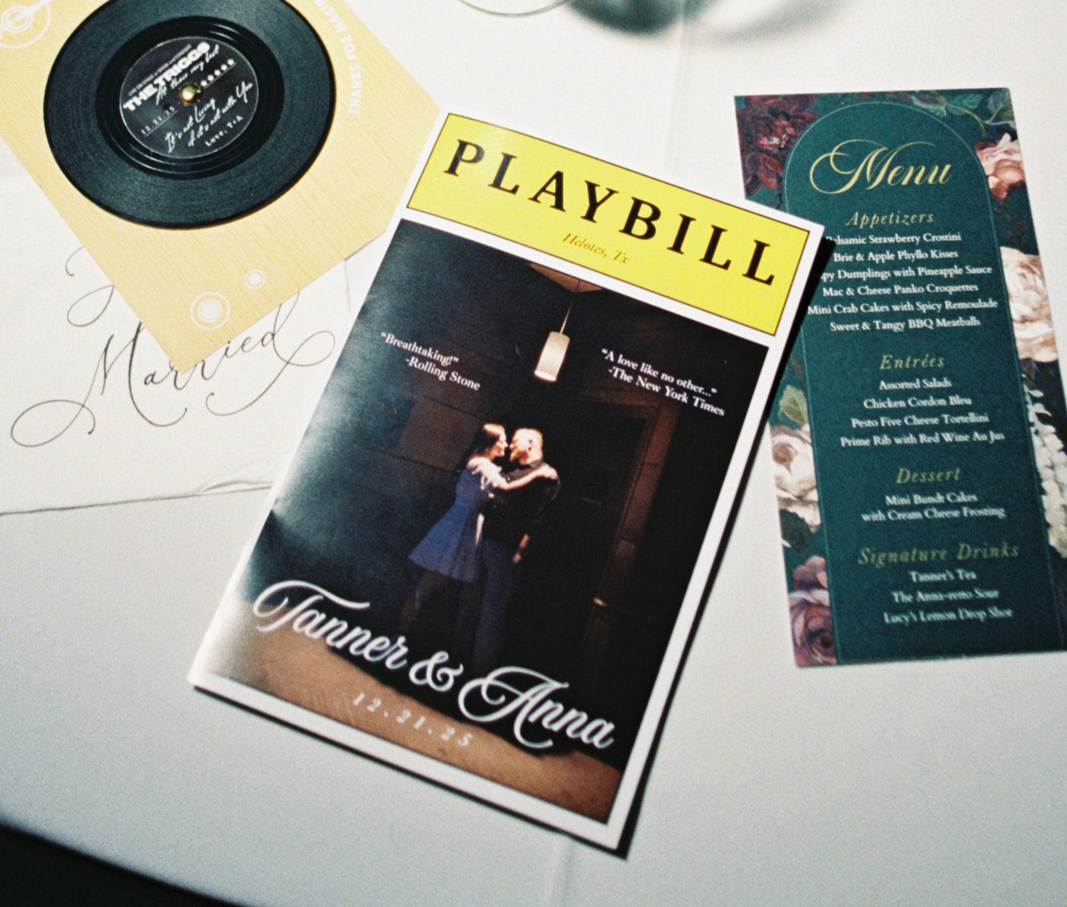 Wedding Playbill Program Template - Etsy