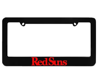 RedSuns AE86 Black License Plate Frame frames Initial D holographic option fits most North America USA and Canada car license plates 1 pc