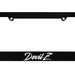 Devil Z Wangan Midnight Black License Plate Frame frames JDM racing  fits most North America USA and Canada car license plates 1 pc 