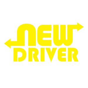 新人ドライバー、学生ドライバー ステッカー ビニール デカール、車の窓、ドア、ラップトップ