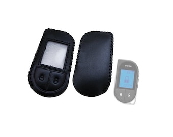 Leather case for Viper 7756V, 7752, 4706, 5706, remote key fob case, 2 Way LCD remotes