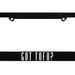 Got Tofu? fujiwara Tofu Shop AE86 Black License Plate Frame frames Initial D  fits most North America USA and Canada car license plates 1 pc 