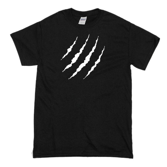 Claws Scratches Claw Tshirt T-shirt Tshirt Short Sleeve 100