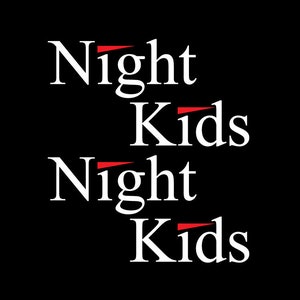 Night kids Initial D sticker vinyl decal car window doors two colors white and red set of 2