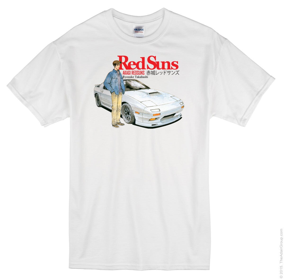 赤城レッドサンズ 高橋涼介 Tシャツ 頭文字D JDM ドリフト レーシング