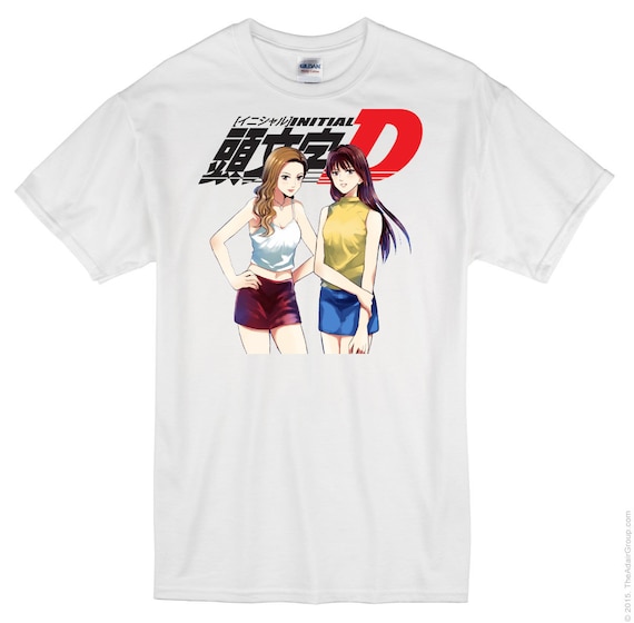 頭文字D Tシャツ ドン・キホーテ 佐藤真子&沙雪 インパクトブルー M
