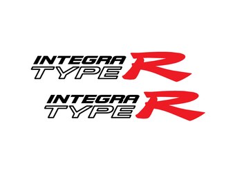 インテグラ タイプ R デカール ビニール ステッカー JDM インテグラ タイプ R デカール ビニール ステッカー JDM
