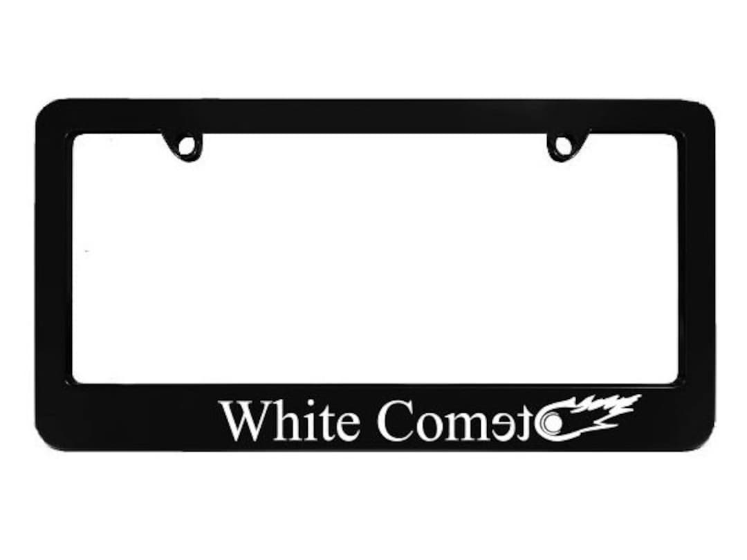 White Comet Ryosuke Takahashi Redsuns Black License Plate Frame Frames ...