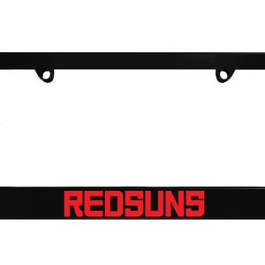 RedSuns AE86 Black License Plate Frame frames Initial D JDM  fits most North America USA and Canada car license plates 1 pc