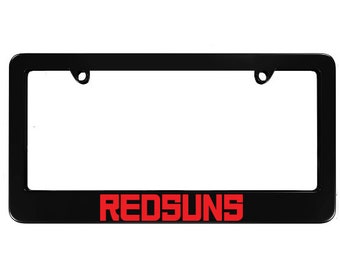 Ramki na tablice rejestracyjne RedSuns AE86 w kolorze czarnym z inicjałem D JDM pasują do większości tablic rejestracyjnych samochodów w Ameryce Północnej, USA i Kanadzie 1 szt.