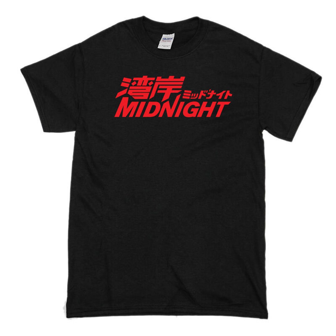 Wangan Midnight Tshirt Jdm Race Tshirt Tshirt Short Sleeve Etsy