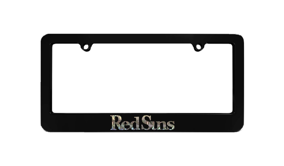 Redsuns AE86 Black License Plate Frame Frames Initial D