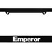 Emperor Black License Plate Frame frames Initial D JDM  fits most North America USA and Canada car license plates 1 pc 