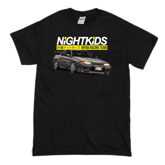 Night Kids Myogi Tshirt Racing Team Initial D JDM Shirt T Shirt