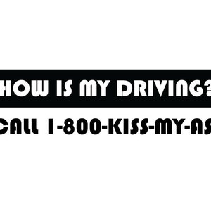 Hoe is mijn autorijden? Grappig, humor JDM teken sticker vinyl decal auto venster bumper