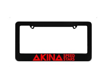 Custom JDM License Plate Frame – Akina Racing Team Tokyo Drift Style For Cars & Trucks - View #8