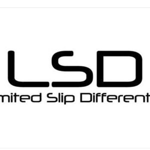 LSD limited slip differential drift vinyl decal, JDM, car window, doors, bumper