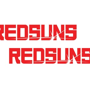 RedSuns Initial D decal RX7 vinyl sticker JDM  racing car window doors size 9&quot; x 1.7&quot; set of 2