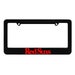 RedSuns AE86 Black License Plate Frame frames Initial D JDM  fits most North America USA and Canada car license plates 1 pc 
