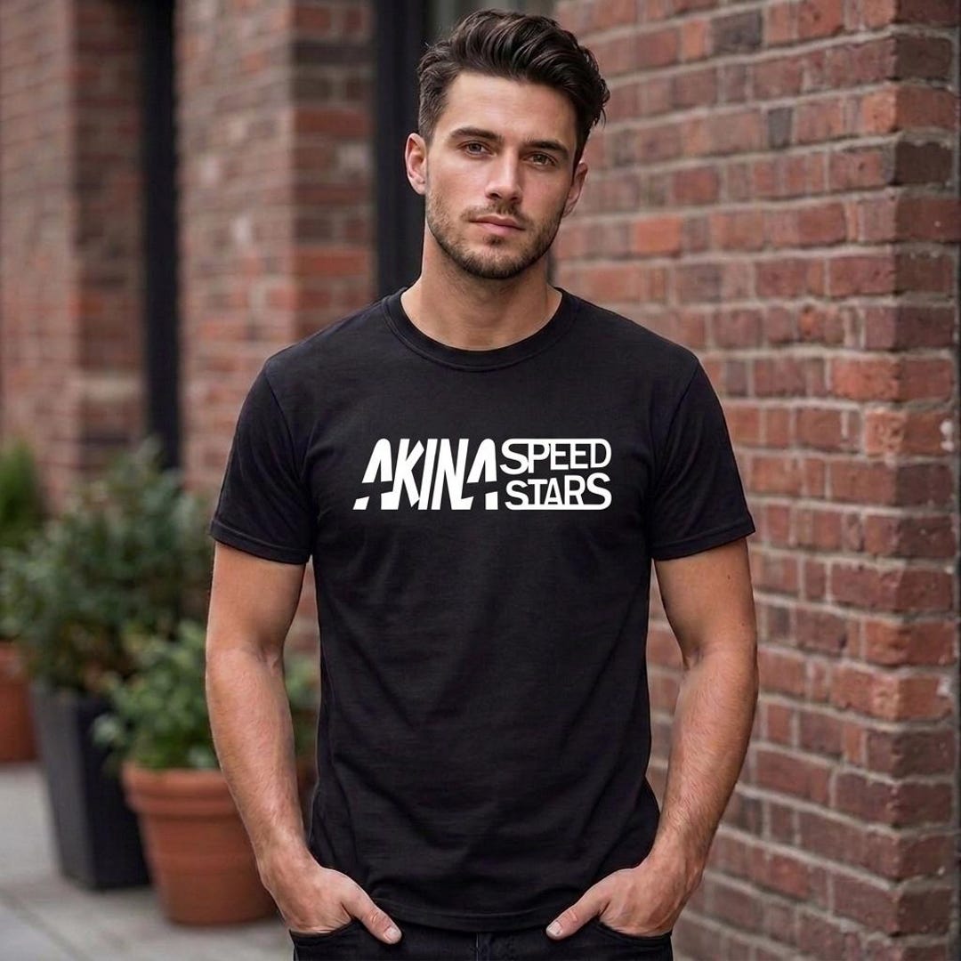 Akina Speed Stars Tshirt Initial D T-shirt Short Sleeve 100