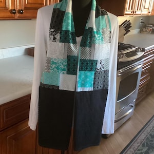 Cotton Kitchen Scarf Towel: Handmade Dish Drying Boa, Oven Mitt