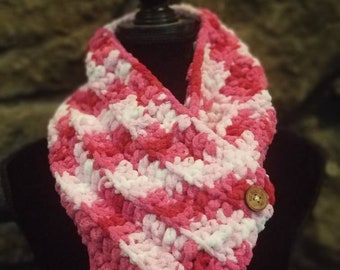 Toddler Pocket Cowl(Raspberry & Pixie)*