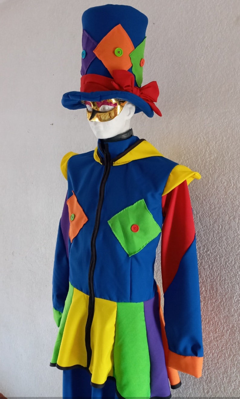 Fantasy Clown Stilt Costume Etsy