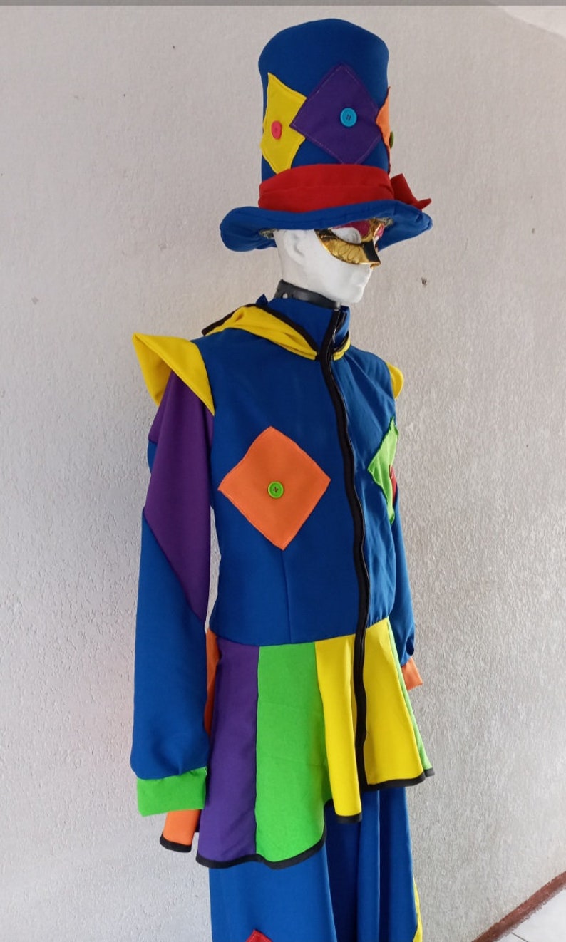 Fantasy Clown Stilt Costume Etsy