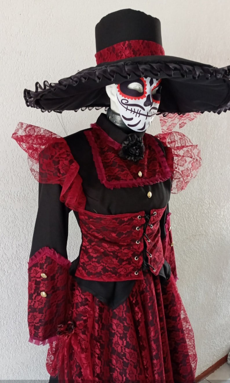 Halloween Mexican Catrina Stilt Costume Etsy