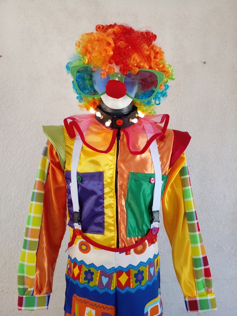 Happy Clown Stilt Costume Etsy