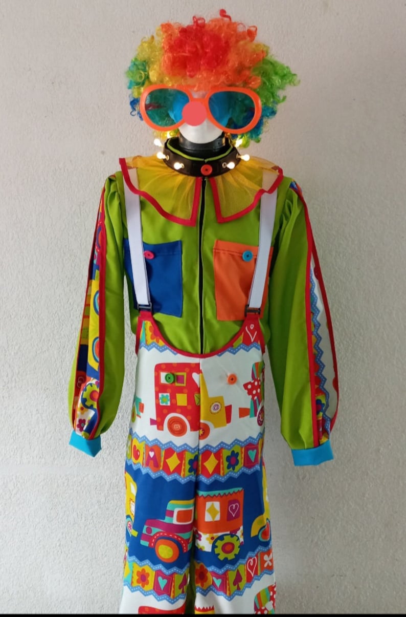 Happy Clown Stilt Costume Etsy
