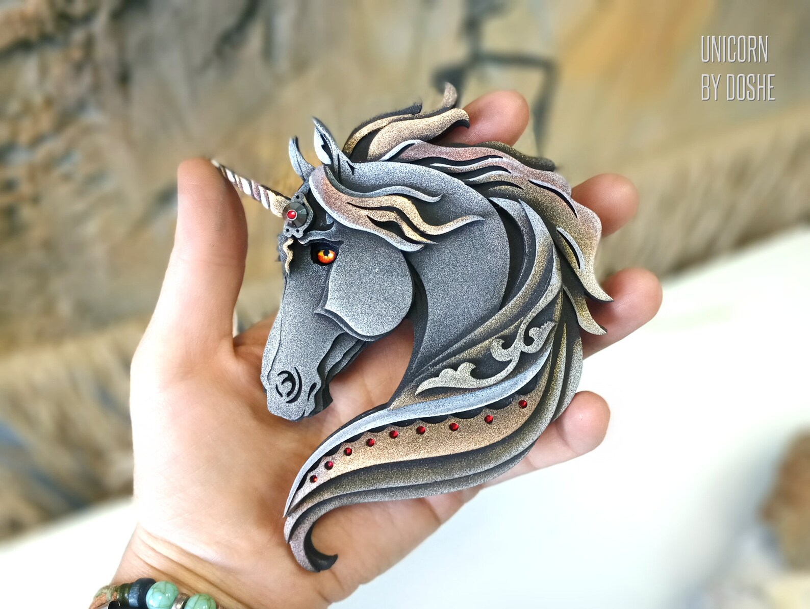 Rainbow UNICORN ORNAMENT Unique Personalized Unicorn gifts | Etsy