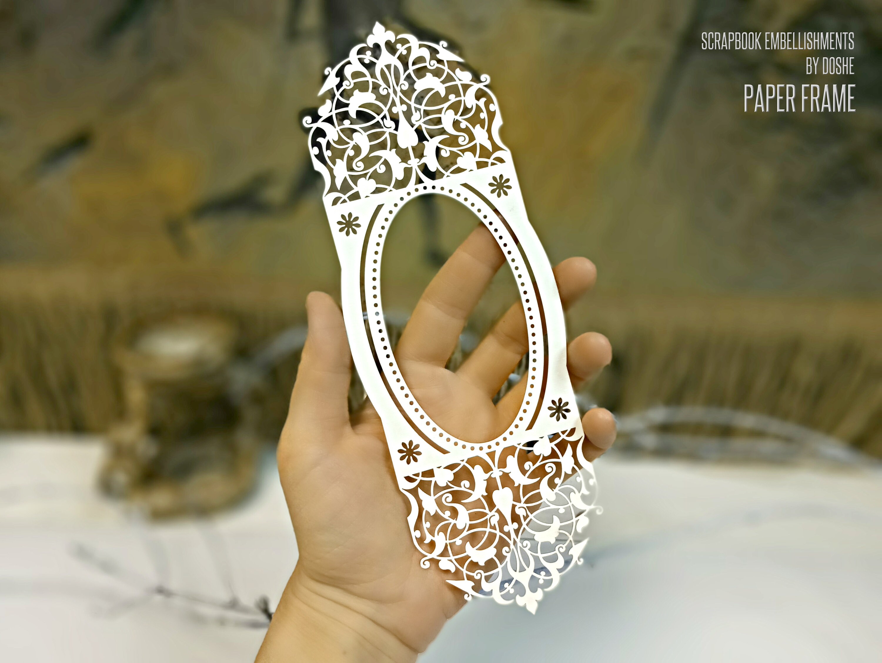 SCRAPBOOK Paper Die Cuts Junk Journal Photo Frame Laser Etsy