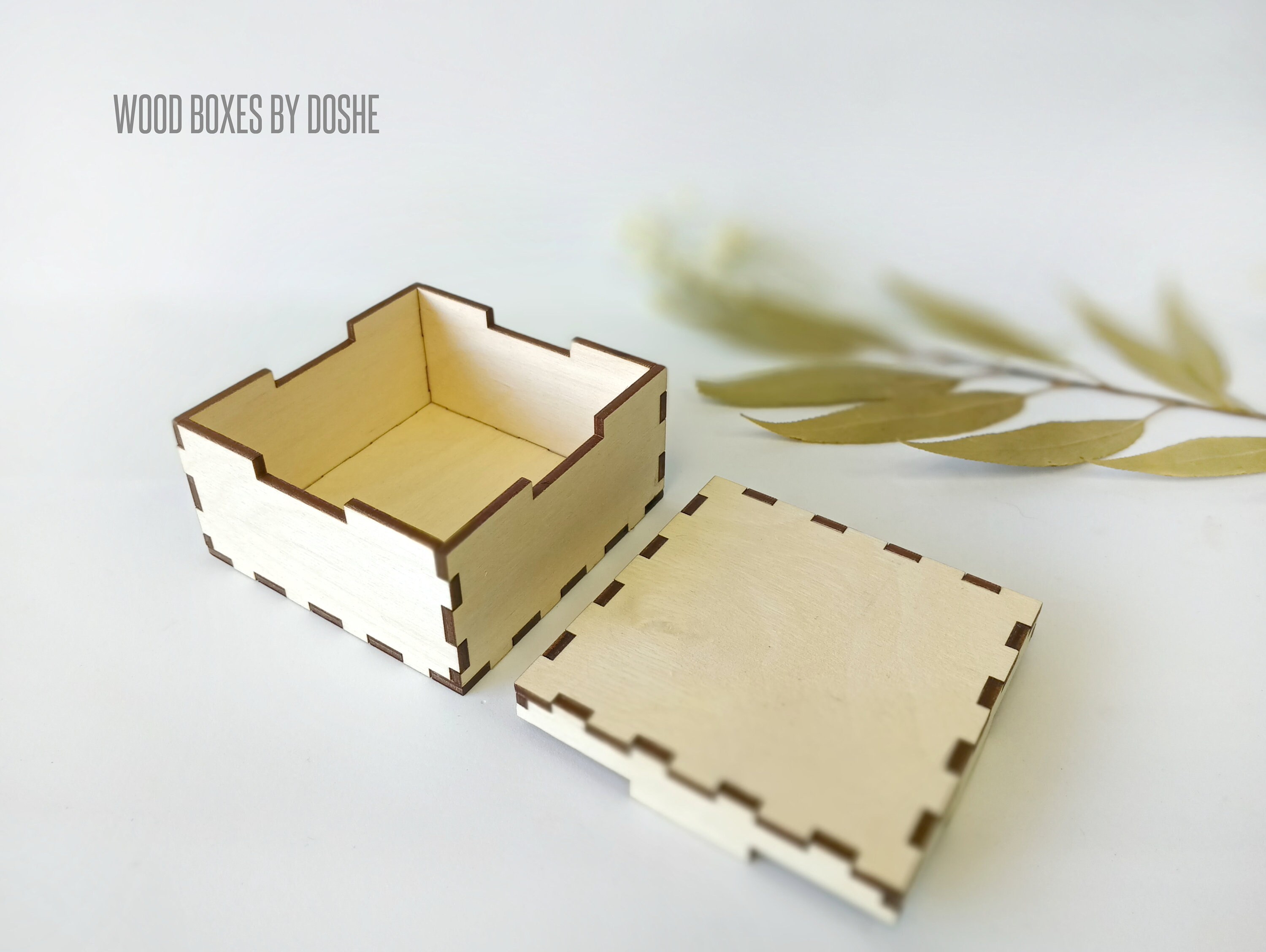 Personalized WOOD BOX Unfinished wood gift boxes Etsy