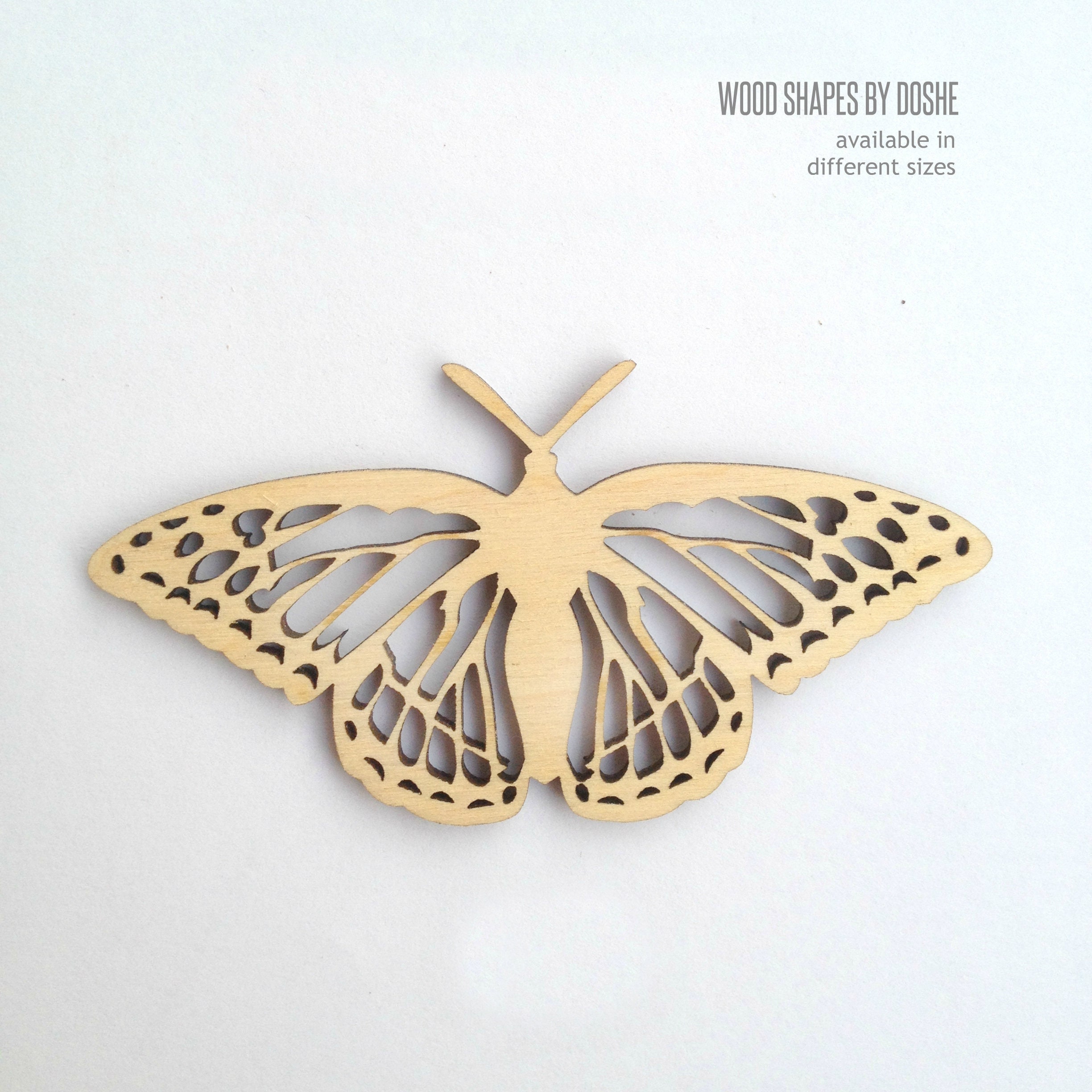 Airy laser cut Butterfly / Wood Butterfly / Laser cut wood / Etsy