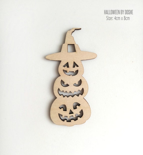 Láser de corte de Halloween De Calabaza Adornos Mdf Craft 40,50,60,80.100 mm Láser de corte de Halloween De Calabaza Adornos Mdf Craft 40,50,60,80.100 mm