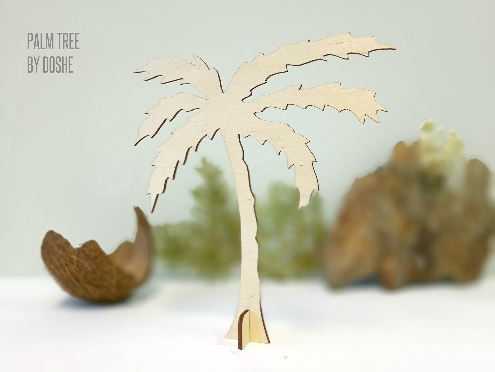PALM TREE Laser cut wood Safari Nursery decor Etsy