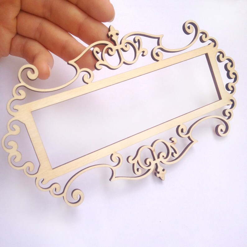 Nice WOOD FRAME Laser cut wood Photo frames Etsy