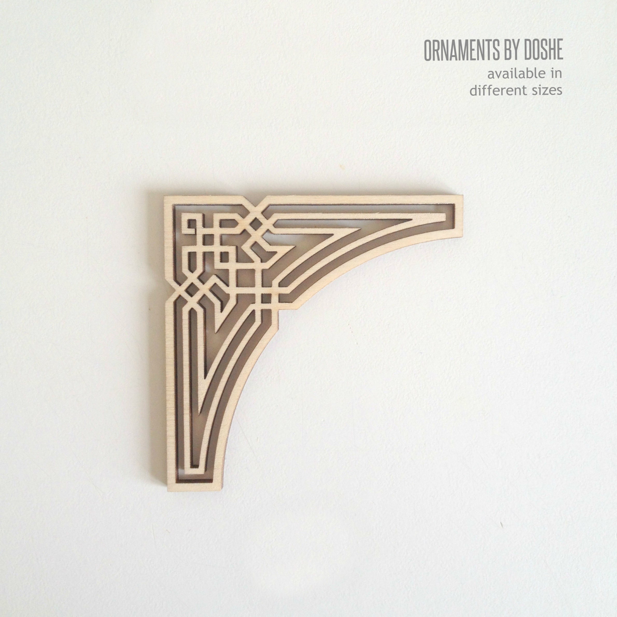 Perfect Laser cut corner / Wood corners / Decorative corners / Etsy