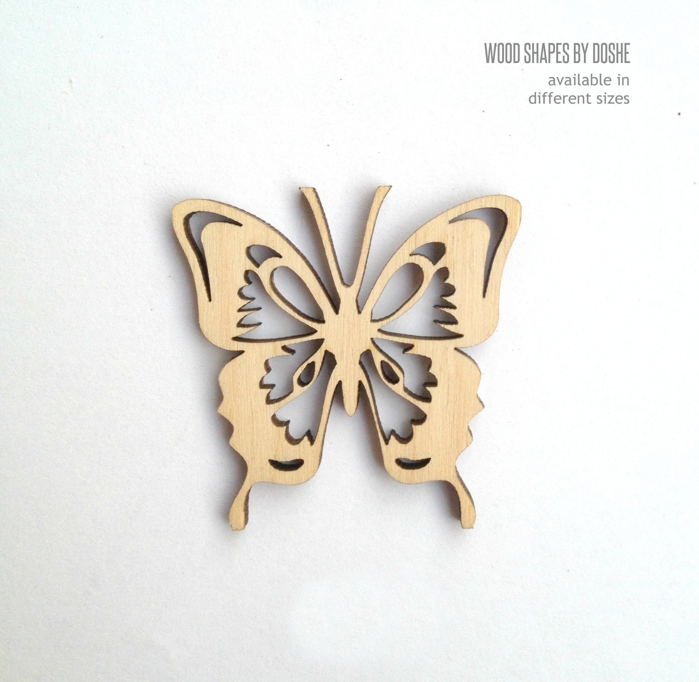 Nice Laser cut Butterfly cutout / Wood butterfly / Laser cut Etsy