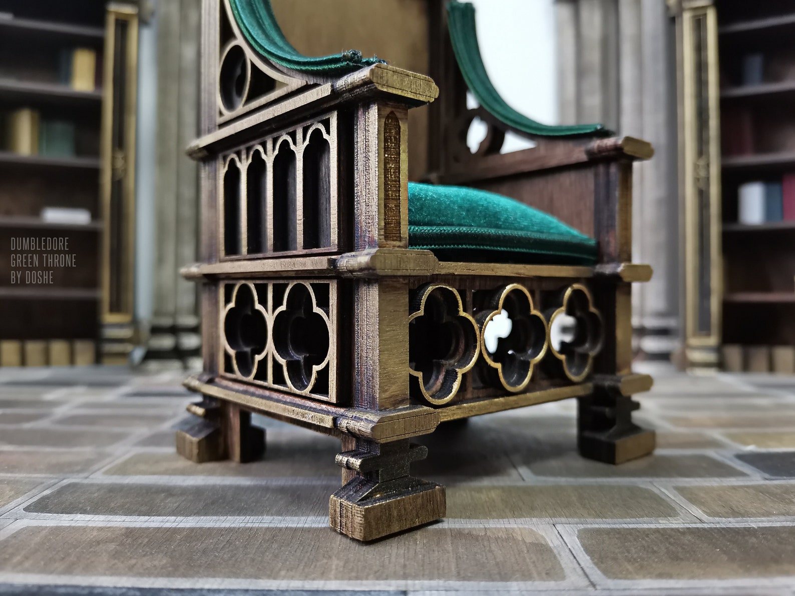 Harry Potter Replicas DUBMLEDORE CHAIR Dollhouse furniture Etsy