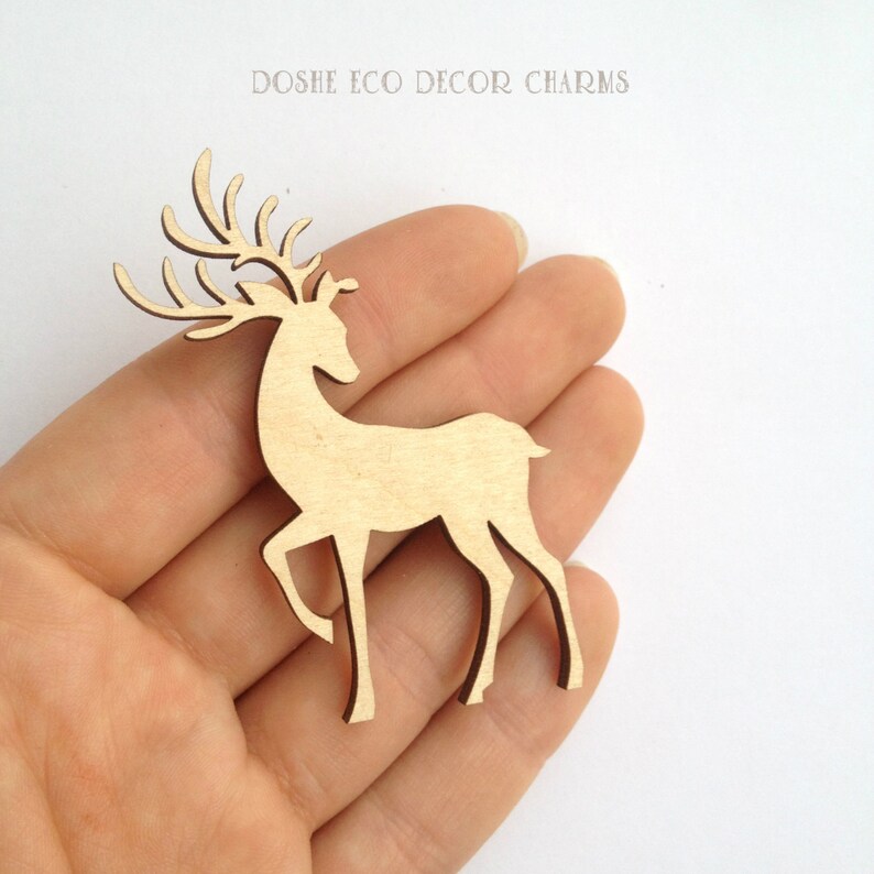 Laser Cut DEER Wood Shape / Laser Cut Wood / Wood Shapes / Etsy