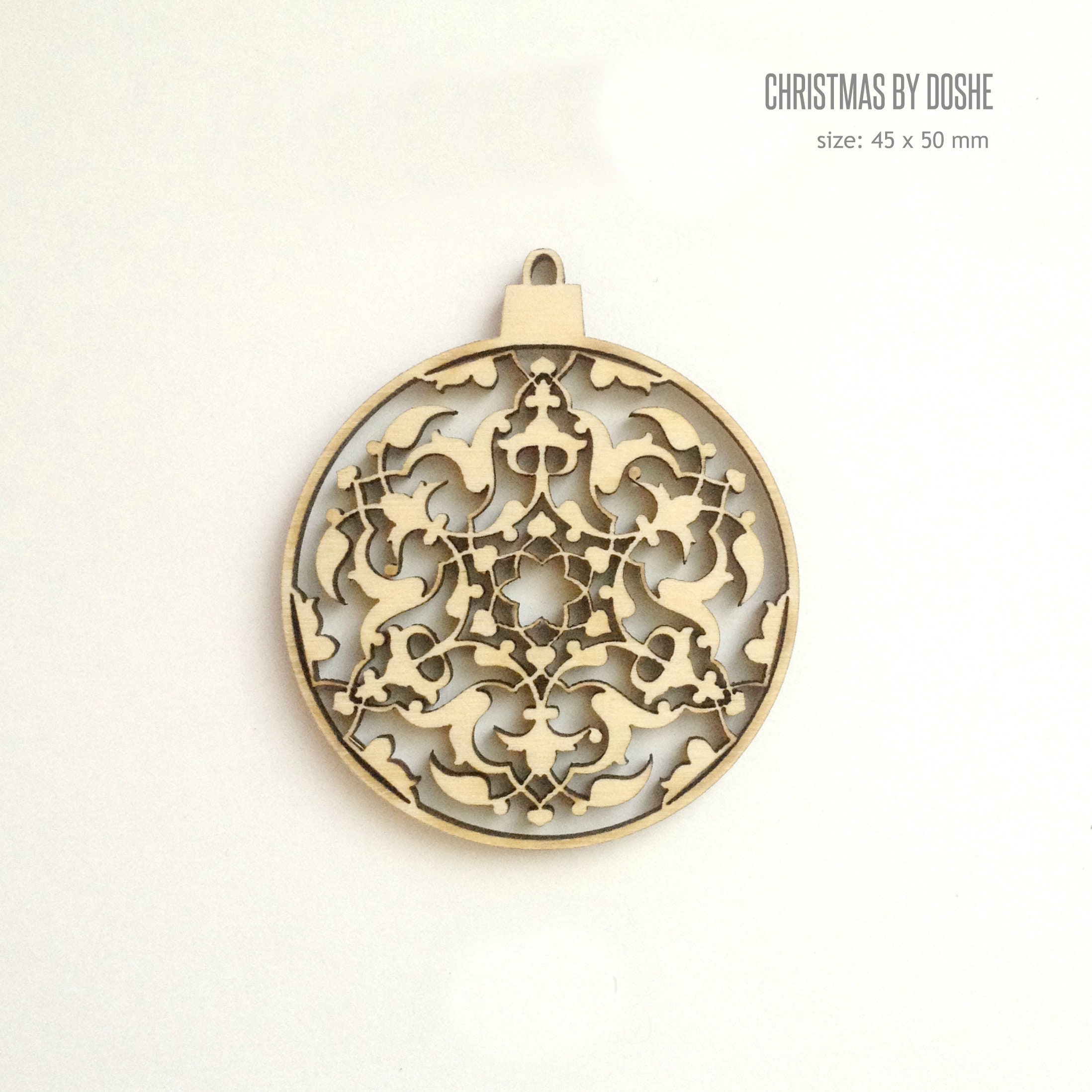 Awesome CHRISTMAS ORNAMENTS Laser cut wood decor Etsy