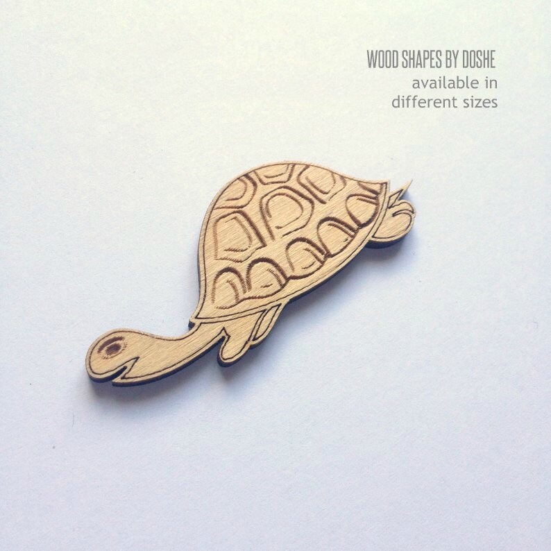 SEA TURTLE Ornament Cutouts Laser cut wood shapes