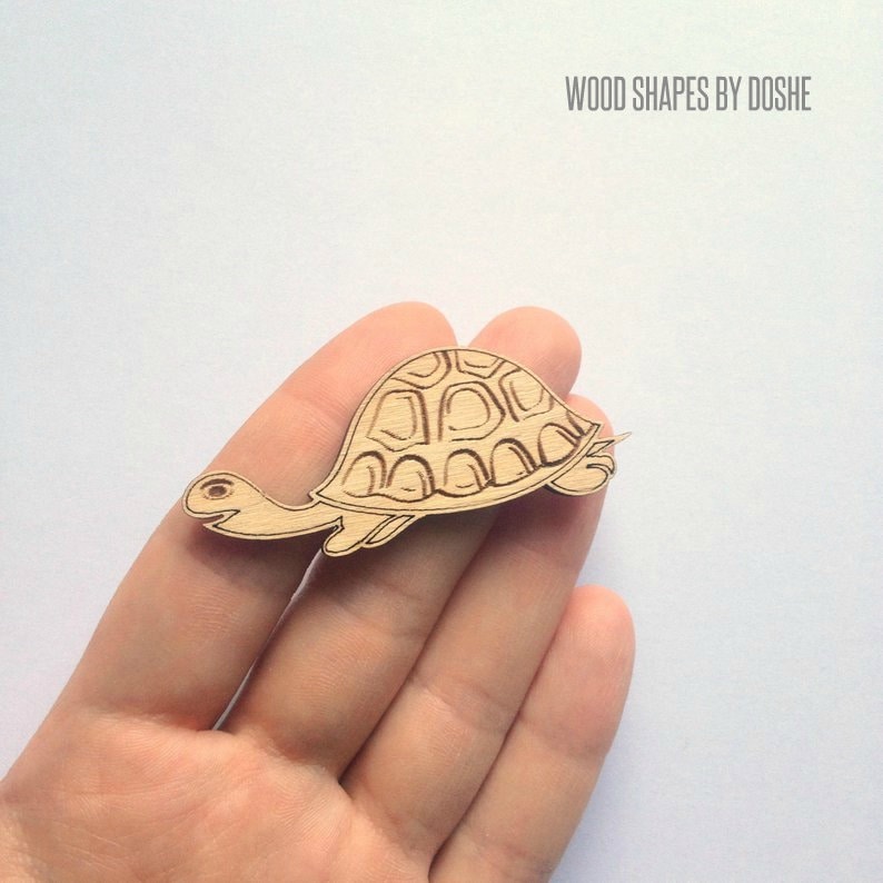 SEA TURTLE Ornament Cutouts Laser cut wood shapes
