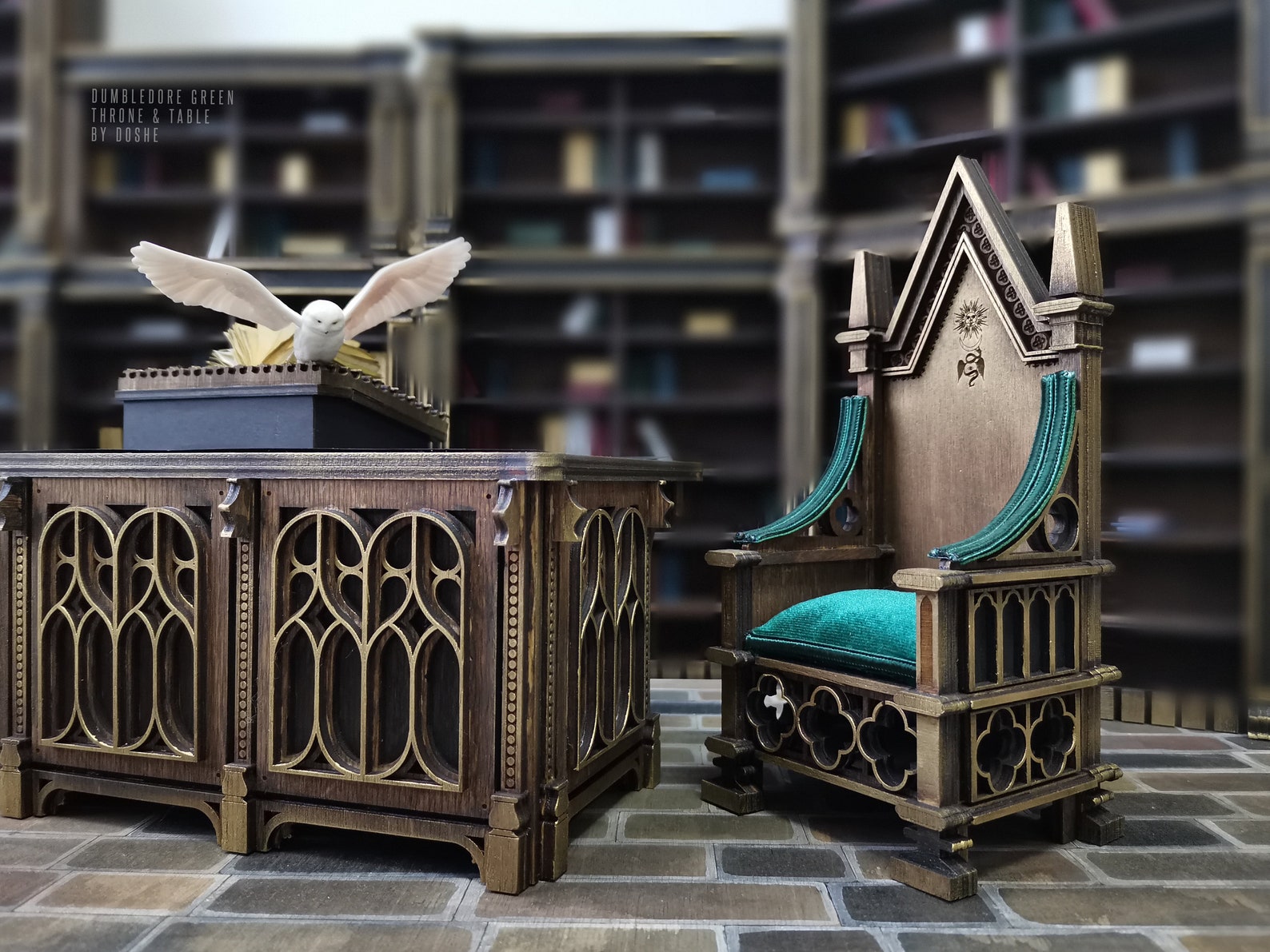 Harry Potter Replicas DUBMLEDORE CHAIR Dollhouse furniture Etsy